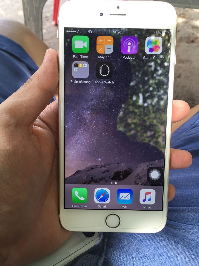 Iphone 6 plus 64gb gold quốc tế mới leng keng