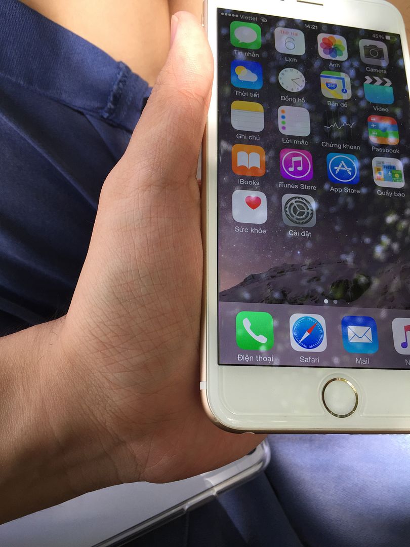 Iphone 6 plus 64gb gold quốc tế mới leng keng - 5