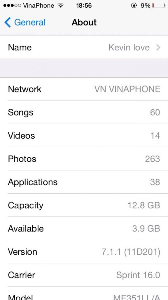 iPhone 5s Sprint iOs 7.1.1 đã cài Cydia tặng luôn sim ghép cho anh em - 3