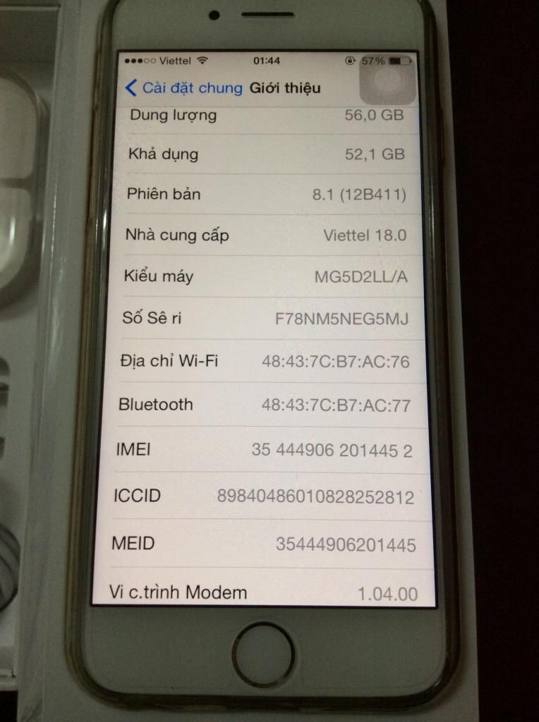 iPhone 6 Plus 16Gb và iPhone 6 64Gb Gold hàng Mỹ giá tốt cho anh em - 1