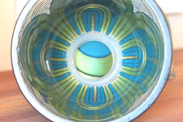 peacock glass lights