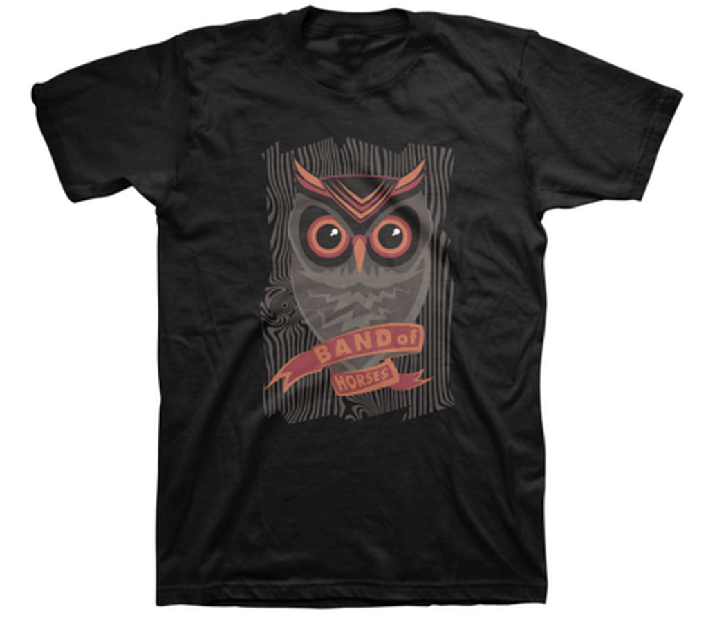 band of horses owl slim t shirt sm md lg xl new ebay band of horses owl slim t shirt sm md lg xl new ebay