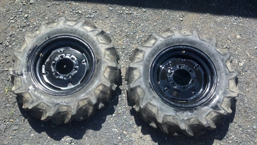 Painting The Wheels And Wheel Weights On The '75 - Power King, Economy Tractor Forum - GTtalk Painting The Wheels And Wheel Weights On The '75 - Power King, Economy Tractor Forum - GTtalk