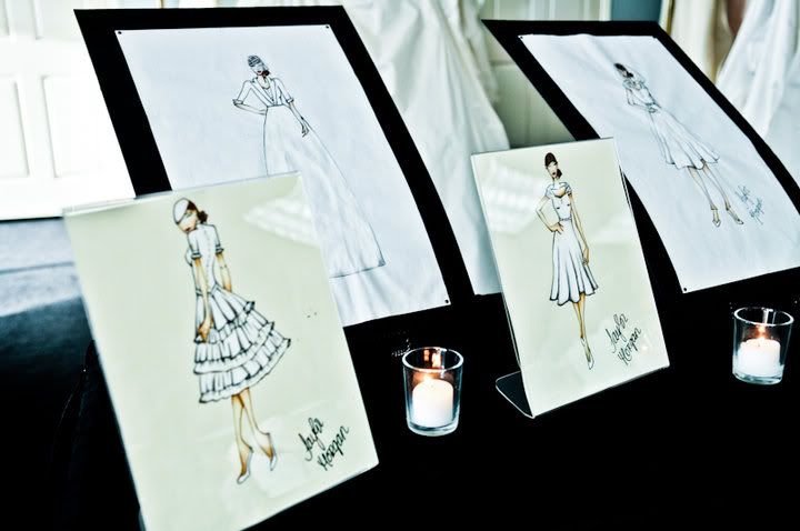 Taylor Morgan Design Wedding Dress Sketches