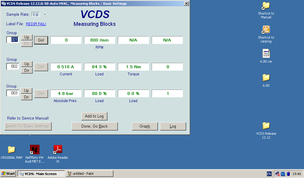 Aircon not cold VCDS Measure Blocks VW T4 Forum VW T5 Forum