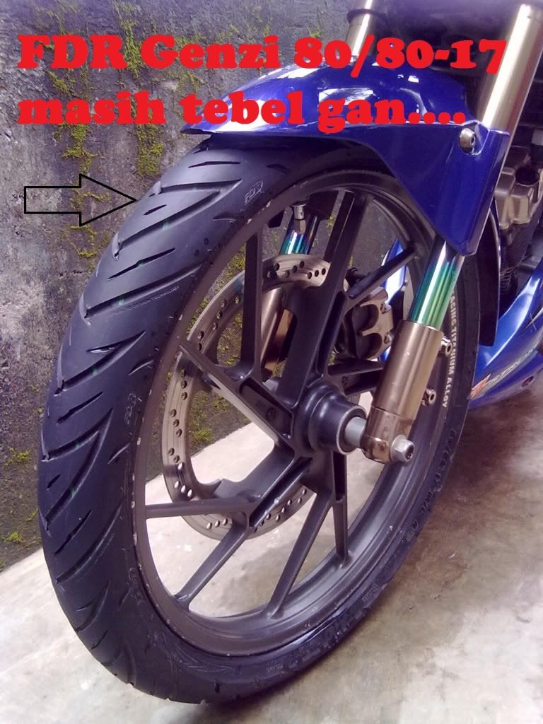 ban JUAL  Satria 2005 swallow santai tubeless bagus Bogor Biru,  Suzuki thn (modif FU150 ga  Warna