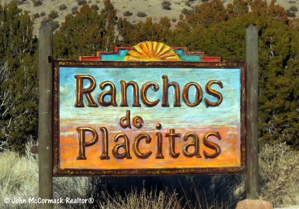 Rancho de Placitas, Entry Sign. Placitas, Homes, For Sale, john mccormack, realtor, nm, new mexico, albuquerque homes realty, albuquerque