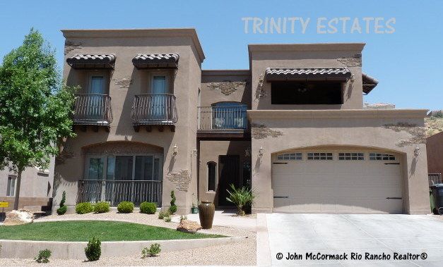 Custom Home in the Trinity Estates of Rio Rancho New Mexico by John McCormack Albuquerque Homes Realty