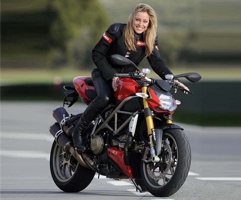Ducati Streetfighter on Ridin'Girls Blog