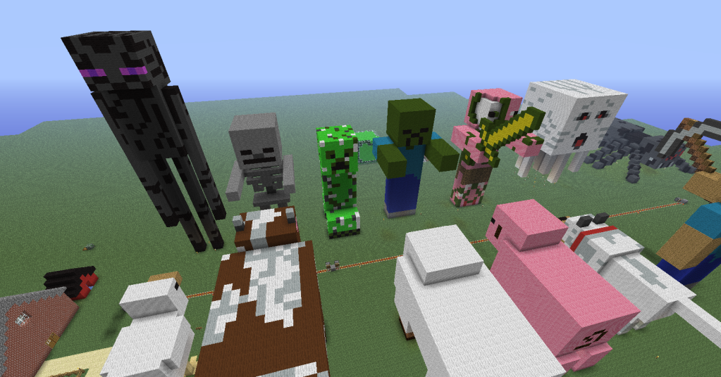 Minecraft Mob Statues