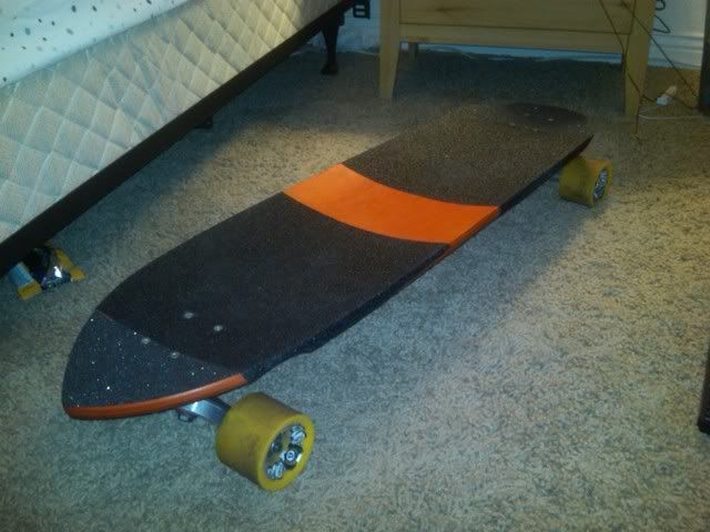 Agent Orange Longboard