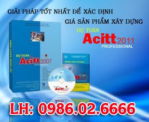 Dự toán Acitt 2011 Bản quyền-uy tin-chất lượng - Dịch vụ - sản ...