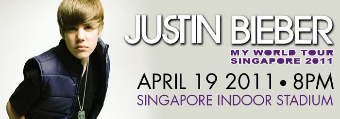 justin bieber live in singapore. Bieber Fever is about to hit