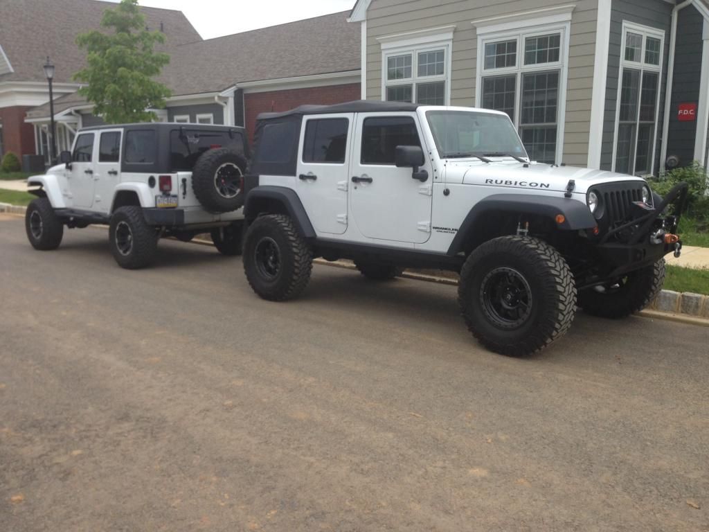 Lifted Jeep Rubicon Black