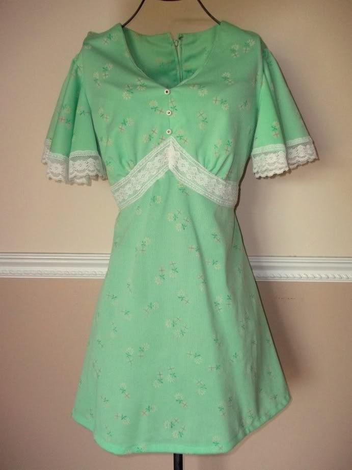 link to mint flower dress