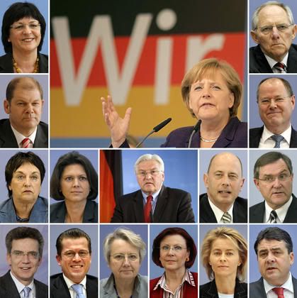 Angela Merkel,Kabinett,gabinete