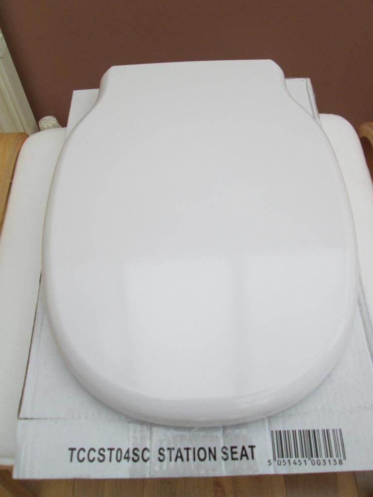 TC Station White Soft Close Top Fix Easy Fit Toilet Seat