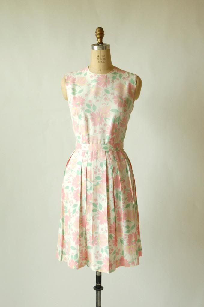 Vintage floral dress/