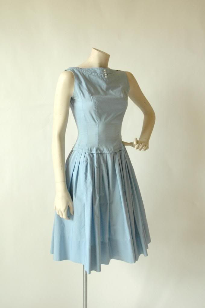 Vintage blue dress