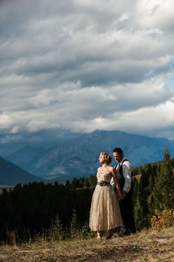 vintage mountain wedding