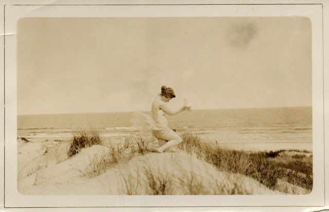 vintage woman dancing