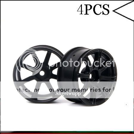   10 RC Car on road 8 Spoke 26mm Plastic Materials Wheel Rim 9041  