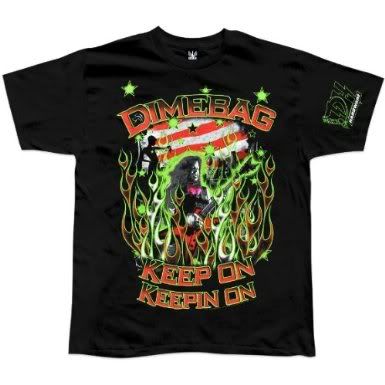 Dimebag Darrell Stars Shirt SM, MD, LG, XL, XXL Pantera  