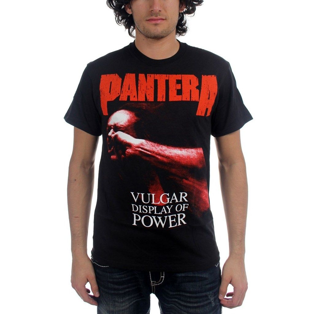 Pantera Red Vulgar Display of Power Shirt SM, MD, LG, XL, XXL New | eBay
