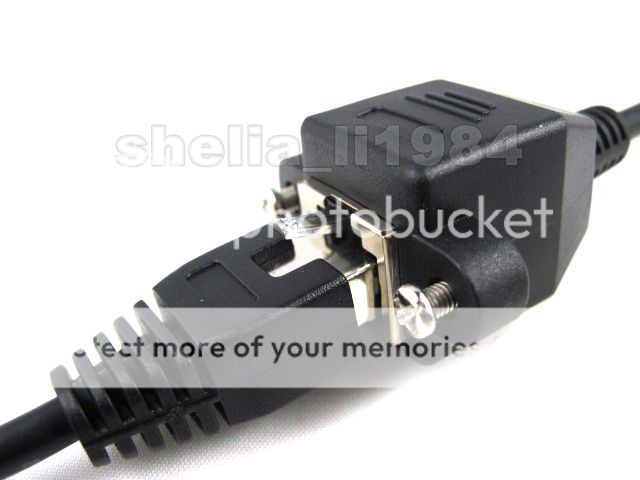 Screw Lock 30cm RJ45 Female Male M F D Link Cat Net Adapter Panel Mount Cable