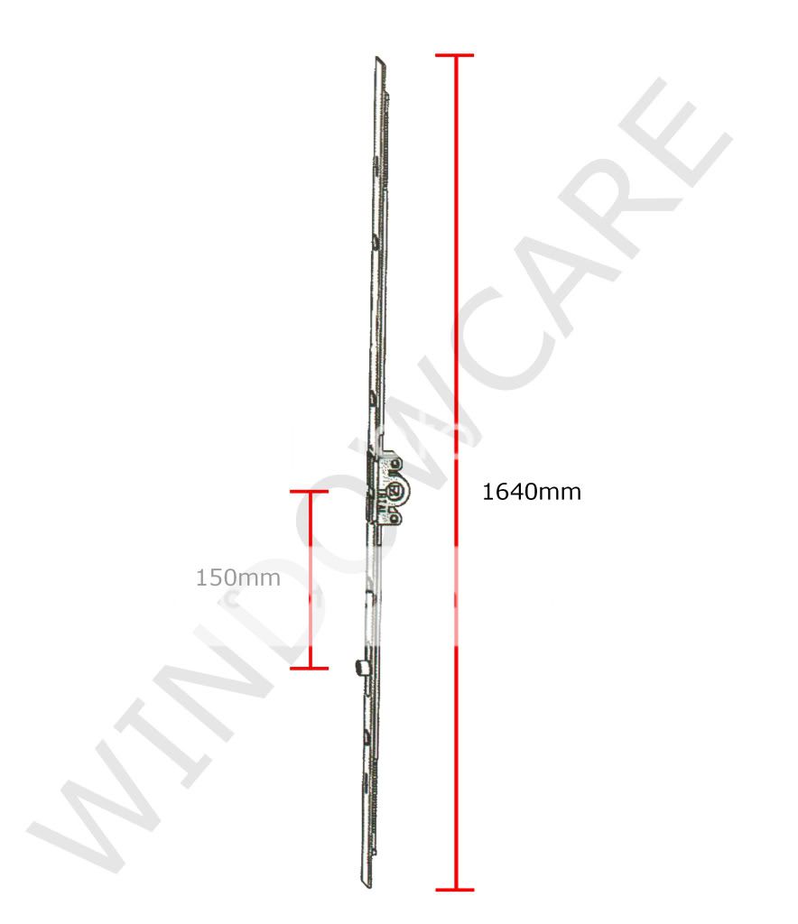 SI TRIAL 3 GR 3 PATIO DOOR LOCK TILT & SLIDE 1640mm  